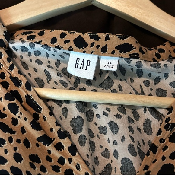 Gap Cheetah print, long sleeve dress - Picture 2 of 4